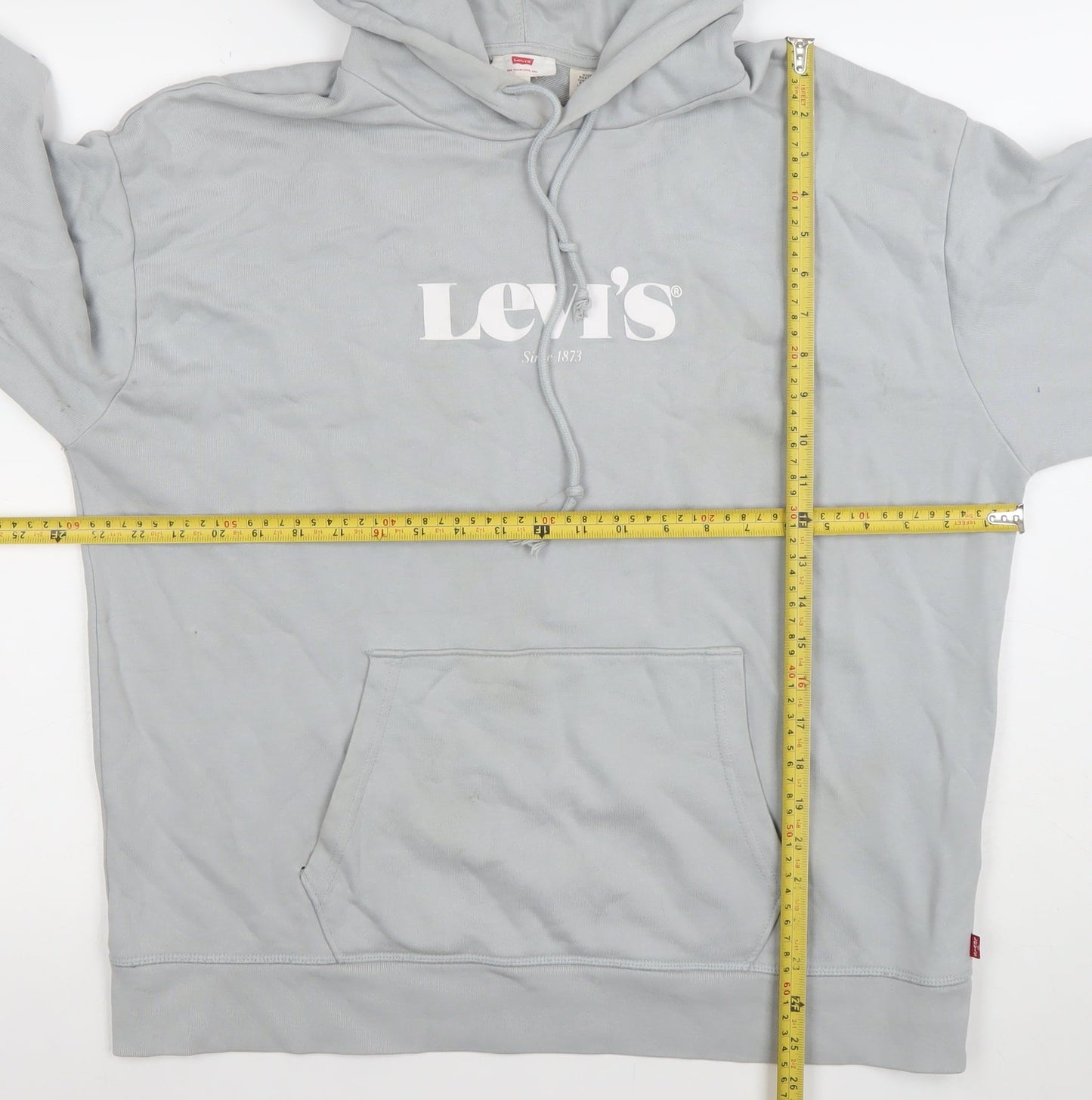 Womens UK XL Regular Levi's Grey Pullover Hoodie