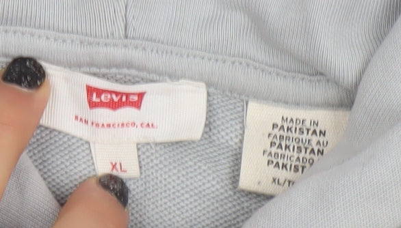 Womens UK XL Regular Levi's Grey Pullover Hoodie