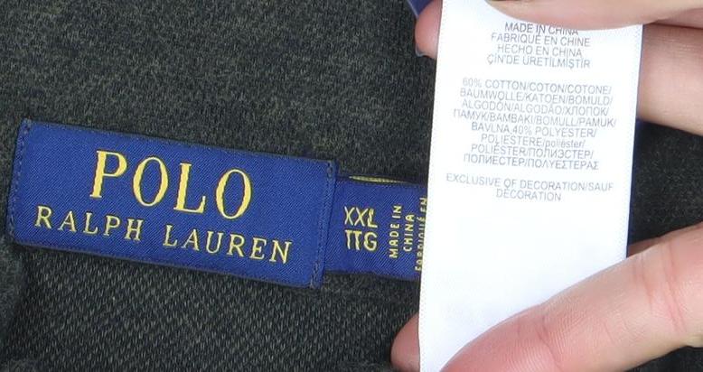 Polo Ralph Lauren Men's Green 2XL 1/4 Zip Pullover Sweatshirt