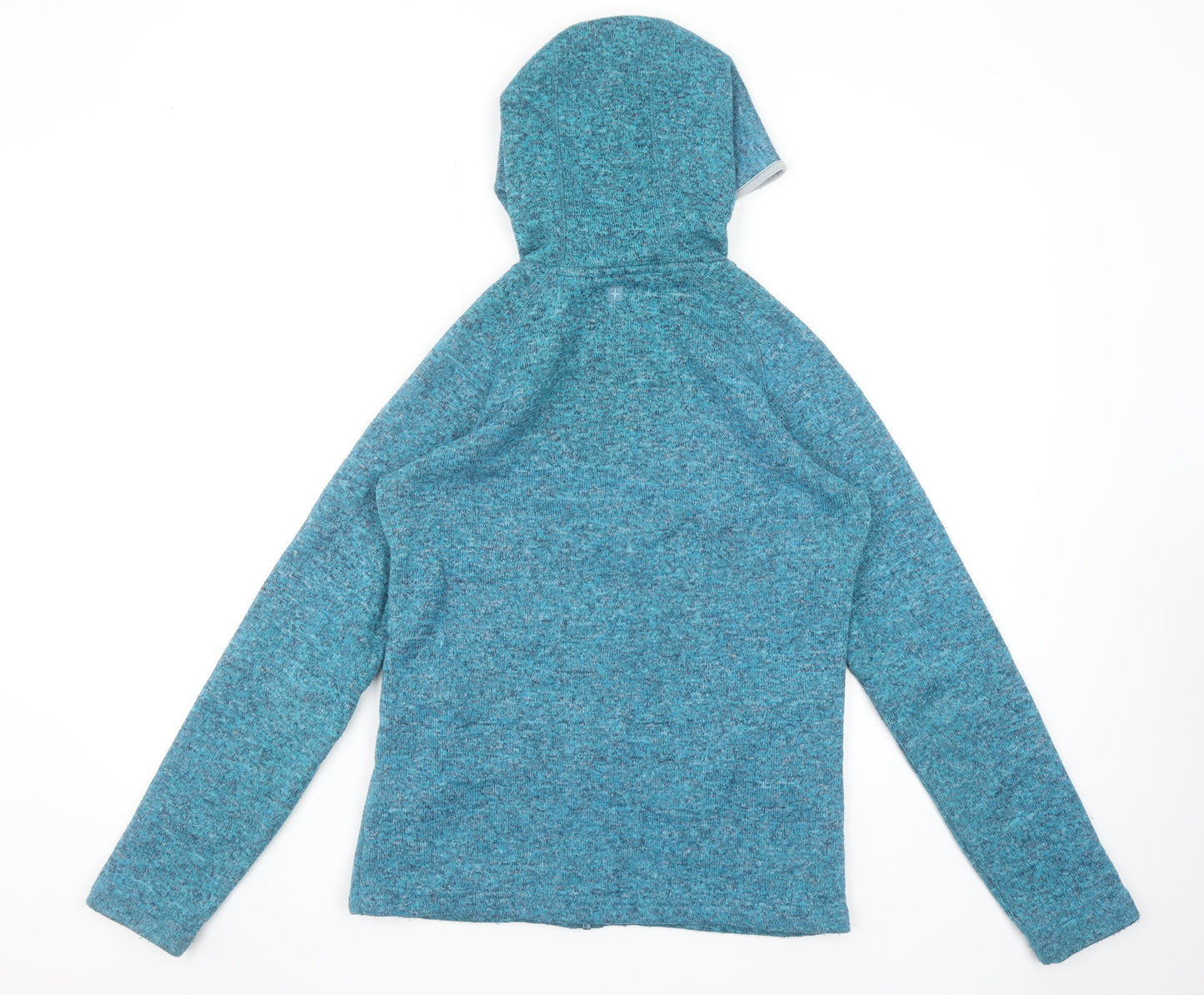 Mountain Warehouse Womens Blue Hooded Full Zip Fleece Jacket Size 8