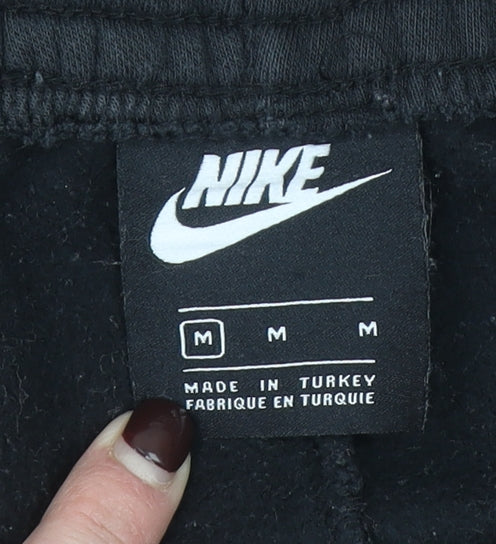 Nike Men's Black Cargo Jogger Sweatpants M Cotton Blend