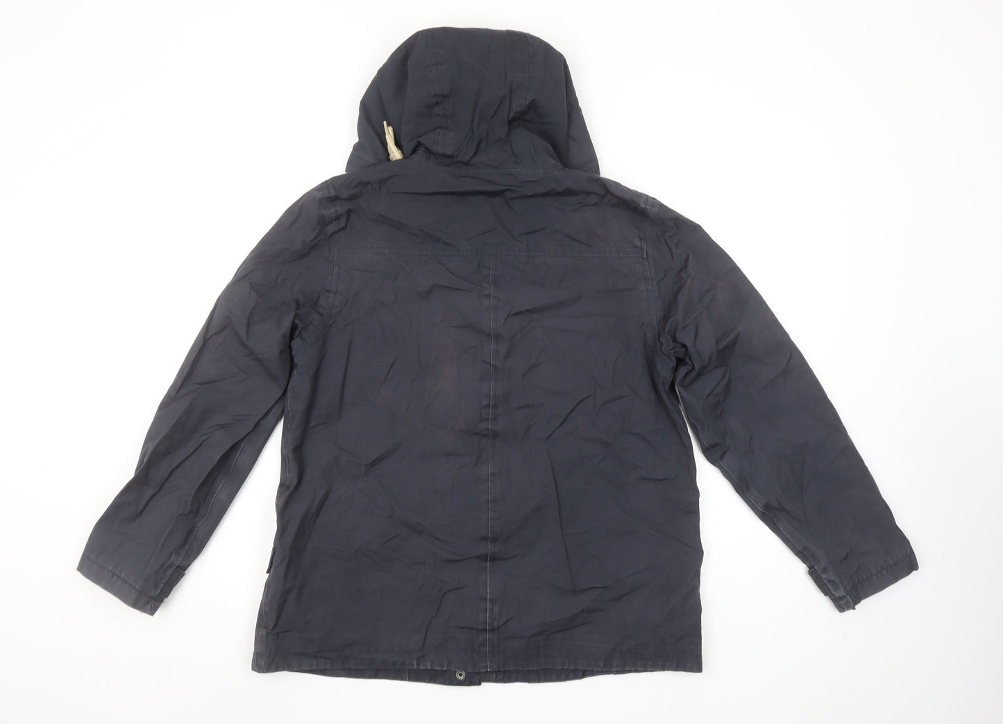 Seasalt Cornwall Women's Blue Hooded Toggle Jacket Size 12