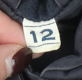 Seasalt Cornwall Women's Blue Hooded Toggle Jacket Size 12