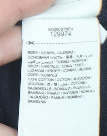 Superdry Men's Blue Long Sleeve Henley T-Shirt Size S