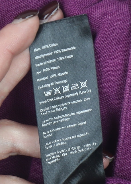 Joules Men's Purple Classic Fit Cotton Polo Shirt Size S