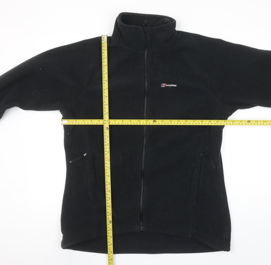 Berghaus Women Black Size 16 Fleece Zip Jacket Outdoor