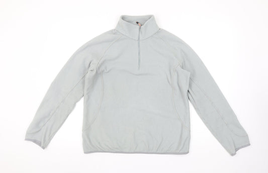 Berghaus Women’s Grey 1/2 Zip Fleece Pullover UK 14 Polyester Outdoor Top