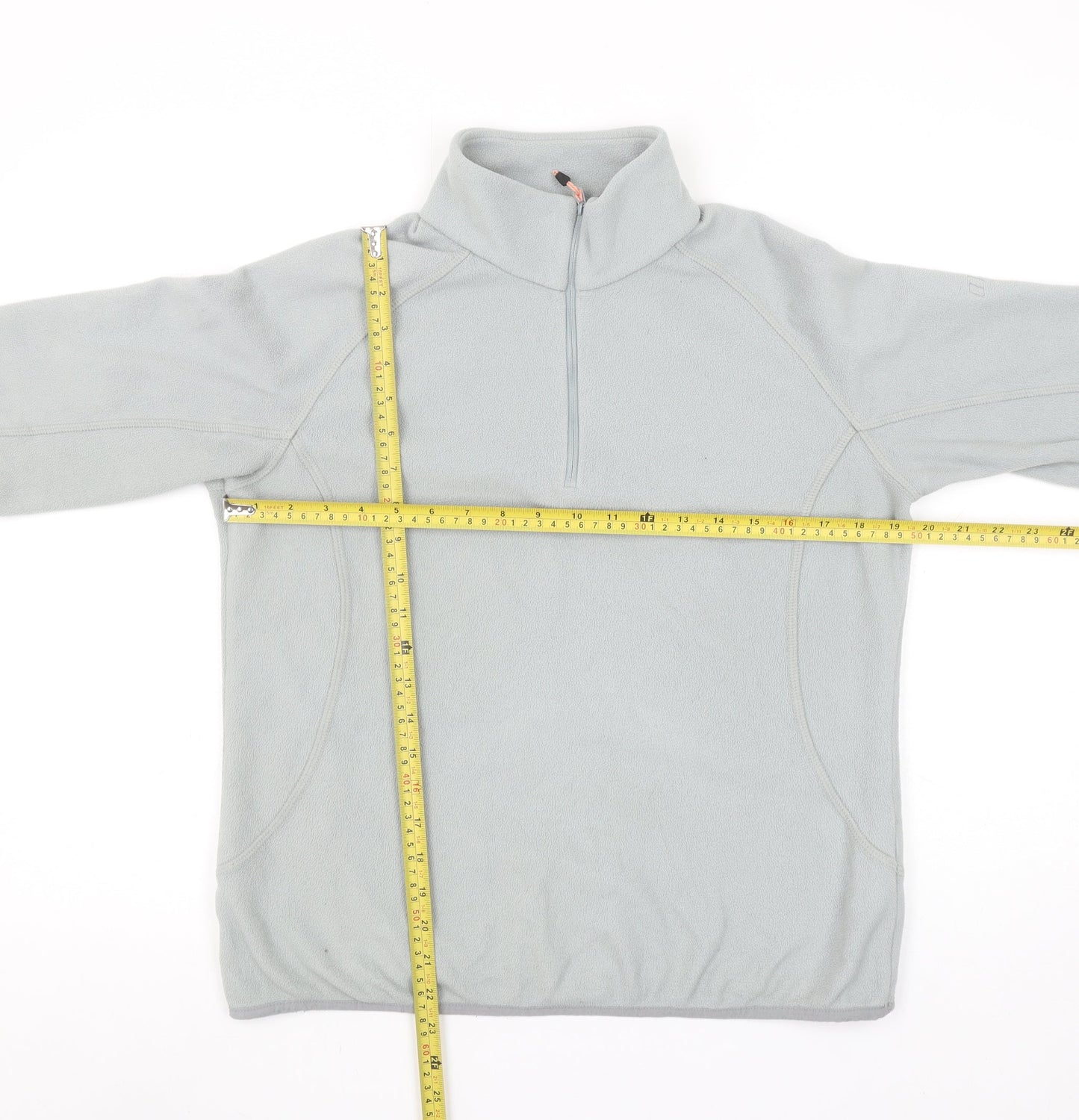 Berghaus Women’s Grey 1/2 Zip Fleece Pullover UK 14 Polyester Outdoor Top