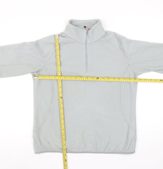 Berghaus Women’s Grey 1/2 Zip Fleece Pullover UK 14 Polyester Outdoor Top