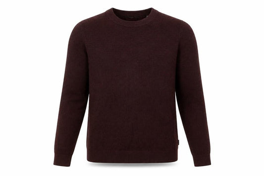 Jack & Jones Men’s Brown Small Crew Neck Knit Jumper Pullover
