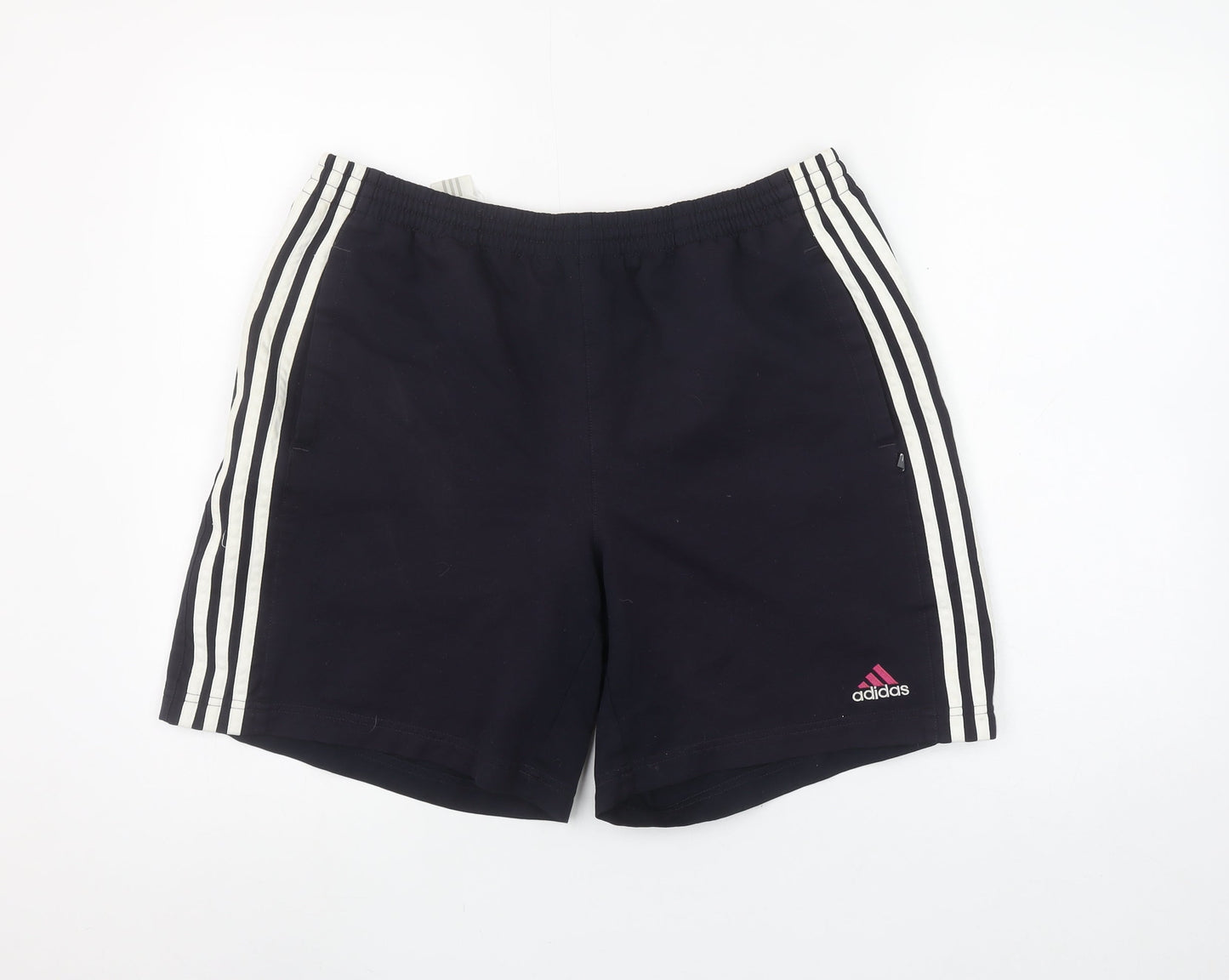 Adidas Men's Black M Athletic Shorts with Stripes Size M
