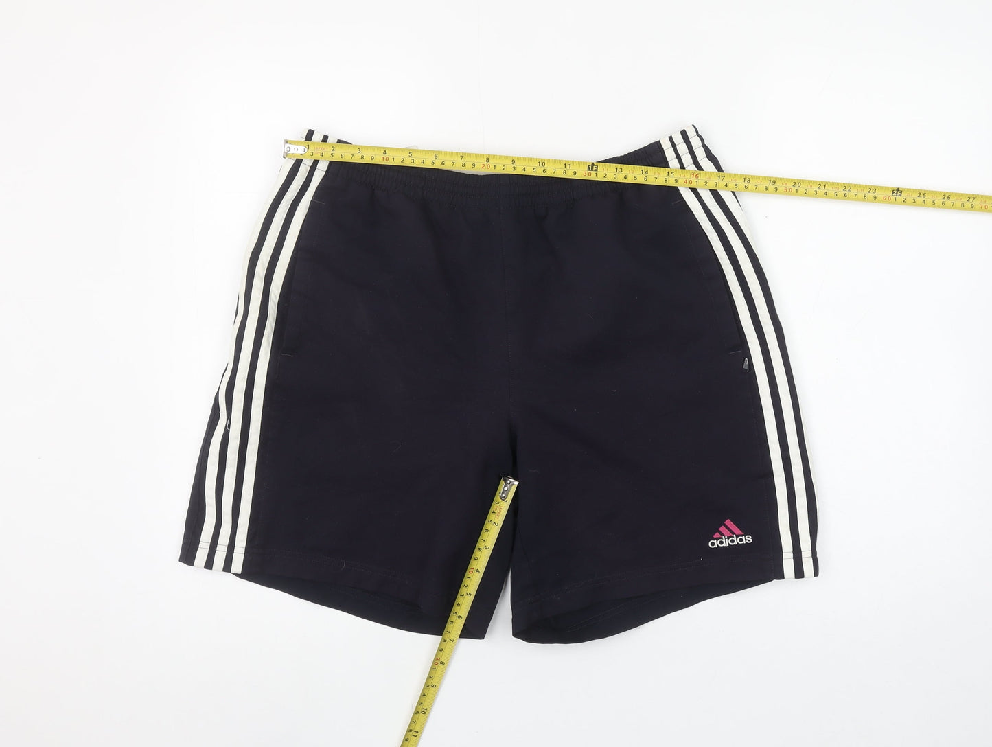Adidas Men's Black M Athletic Shorts with Stripes Size M