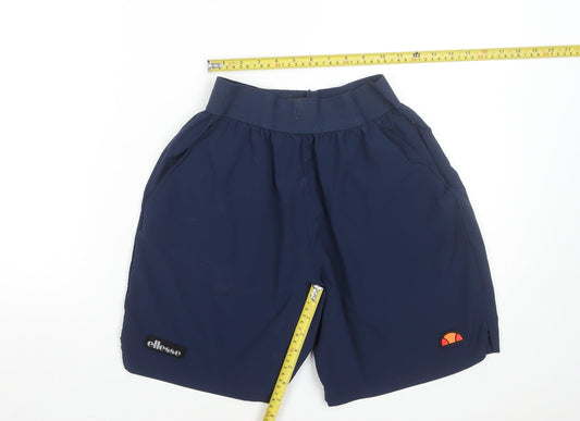 Ellesse Womens Blue L Athletic Activewear Shorts