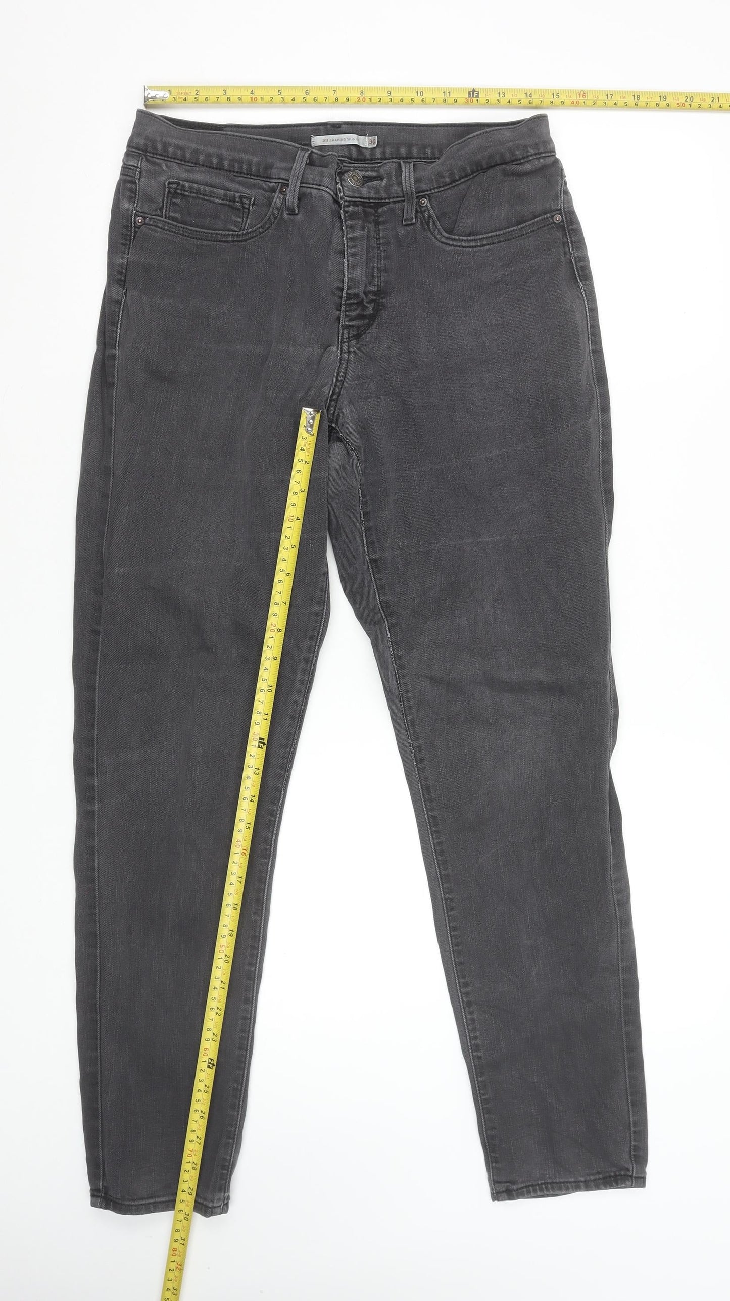 Levi's Women's Grey 311 Shaping Skinny Jeans Size 30