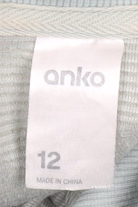 Anko Women’s Light Green 1/2 Zip High Neck Sweatshirt Size 12