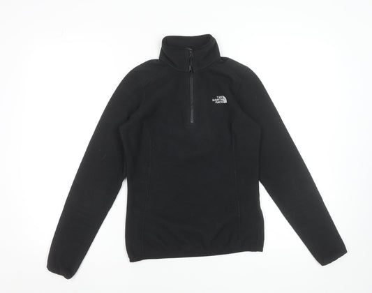 The North Face Womens Black XS 1/4 Zip Fleece Pullover Sweatshirt