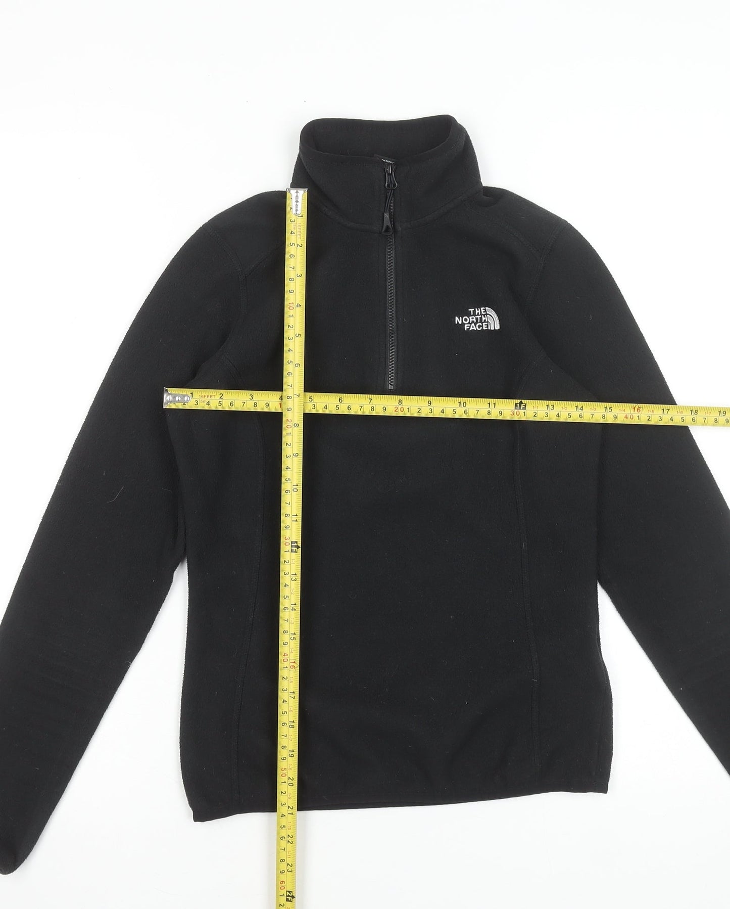 The North Face Womens Black XS 1/4 Zip Fleece Pullover Sweatshirt