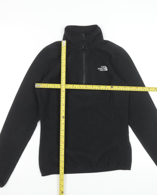 The North Face Womens Black XS 1/4 Zip Fleece Pullover Sweatshirt