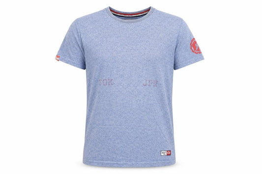 Mens UK Size M Superdry Blue  Cotton Blend T-Shirt