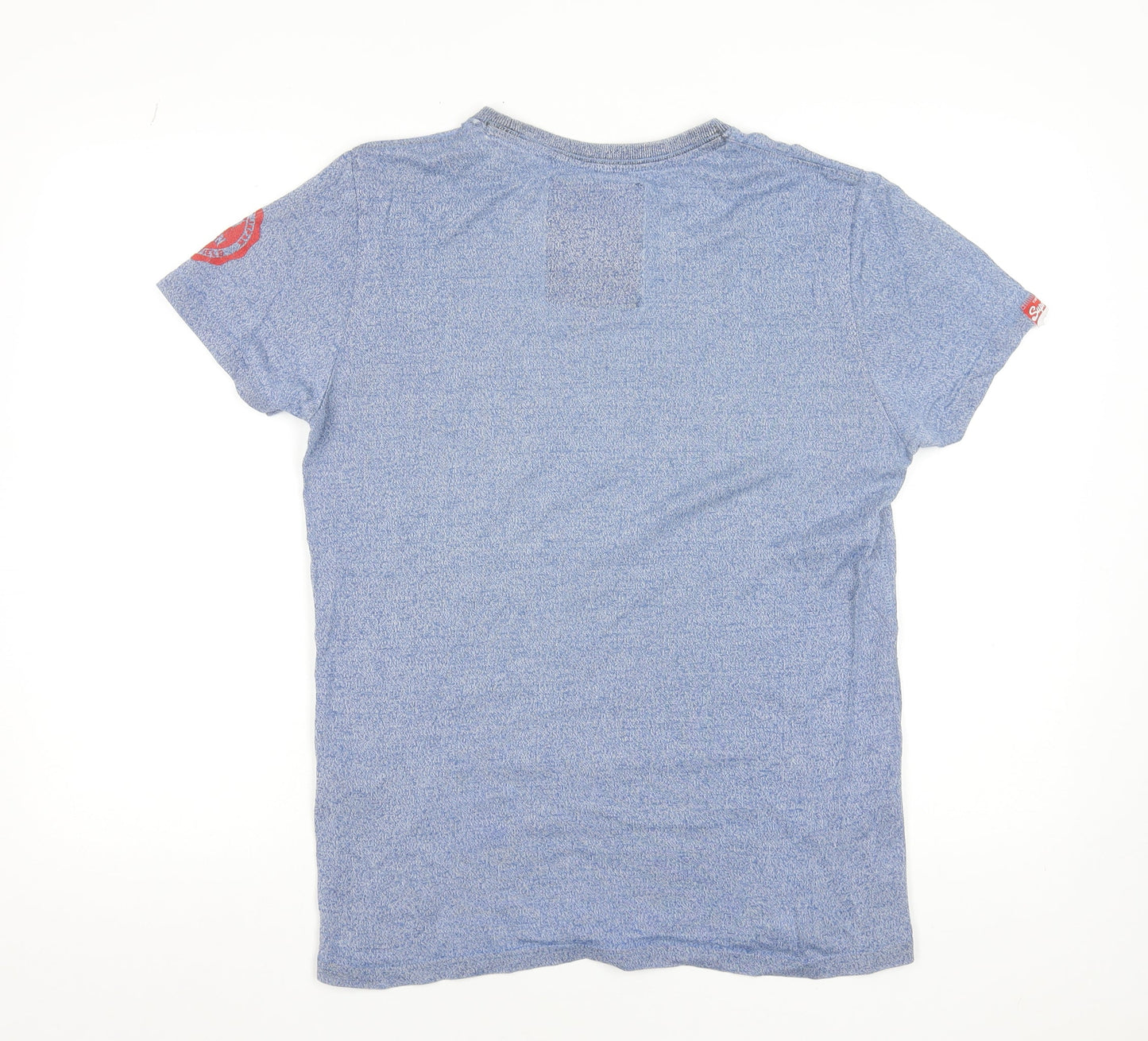 Superdry Track & Field Men's Blue Crew Neck Short Sleeve T-Shirt M
