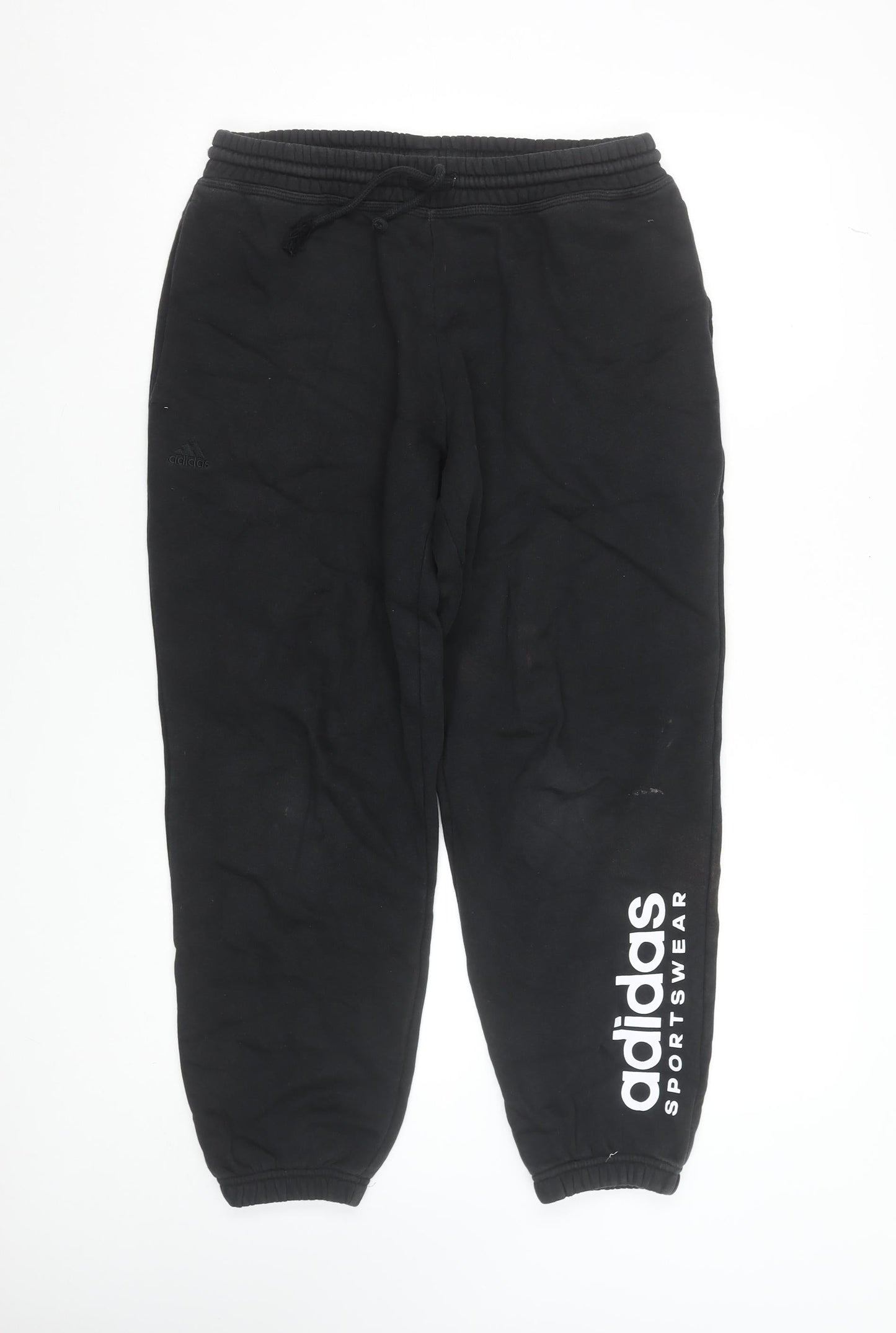 adidas Men's Black Jogger Sweatpants M Regular Fit Sportswear