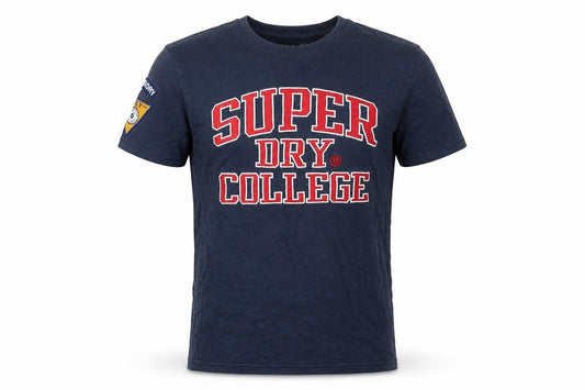 Mens UK Size M Superdry Blue  Cotton T-Shirt