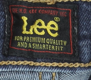 Lee Men's Blue Slim Tapered Denim Jeans W34 L34