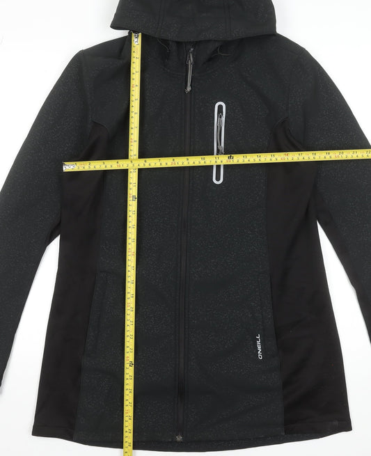 O'Neill Men's Black XL Softshell Hooded Jacket Water Resistant