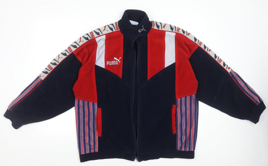 Puma Mens Multicoloured L Retro 90s Bomber Jacket