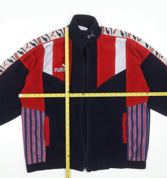 Puma Mens Multicoloured L Retro 90s Bomber Jacket