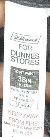 St. Bernard for Dunnes Stores Men's Grey Chino Trousers 38W 32L