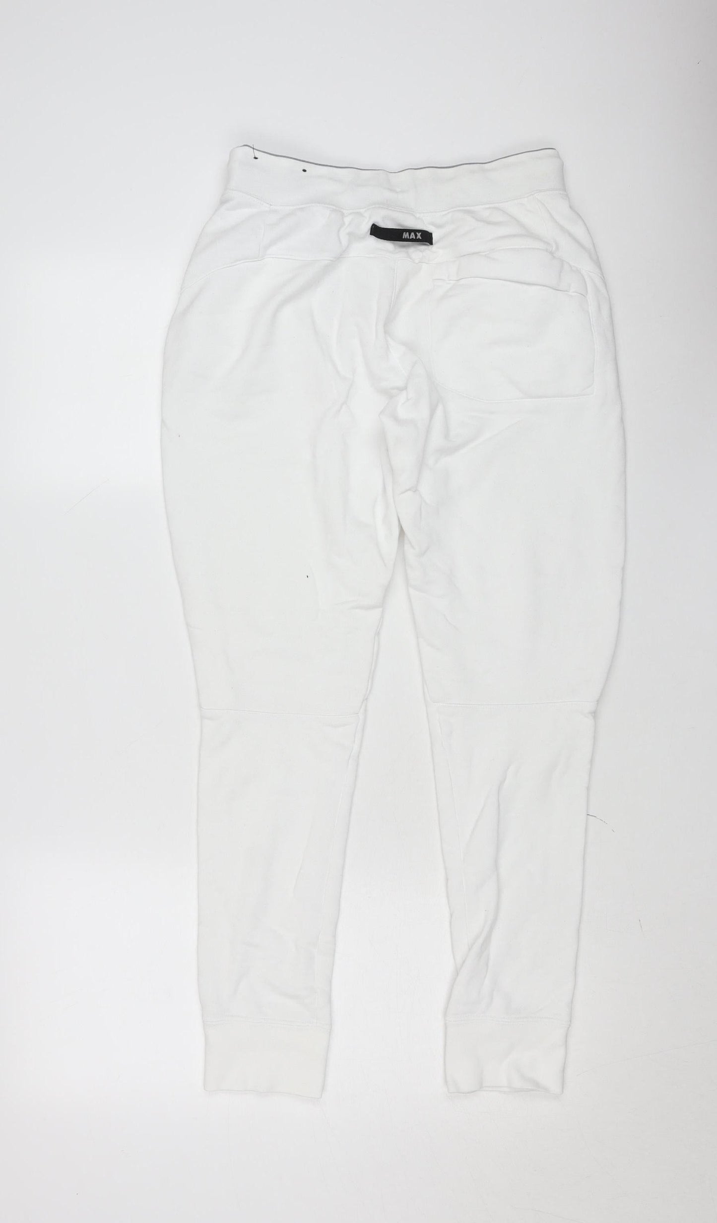 Nike Men's White Jogger Sweatpants Small Cotton Blend Activewear