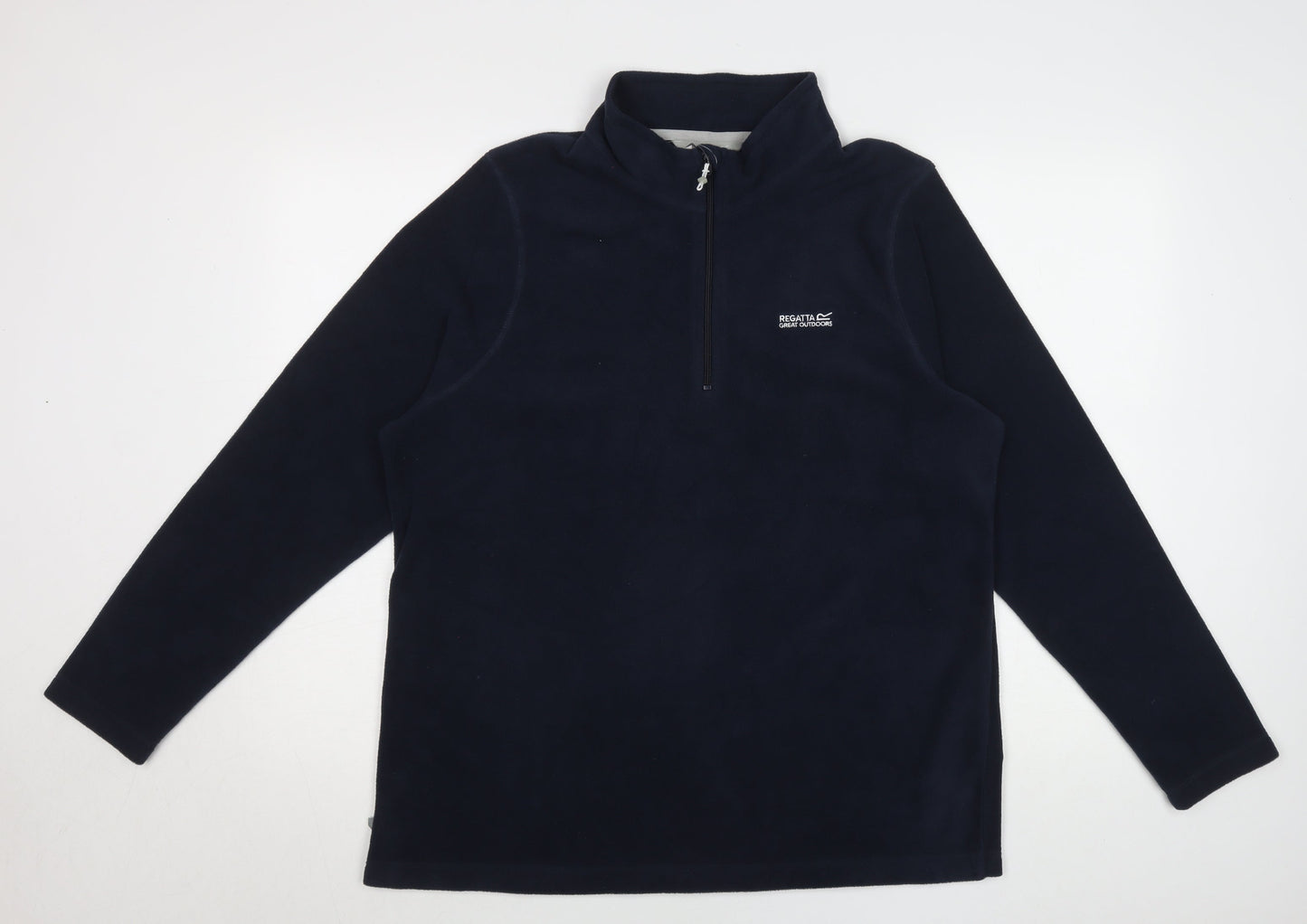 Regatta Women’s Navy 1/4 Zip Fleece Sweatshirt UK 18 Polyester Outdoor