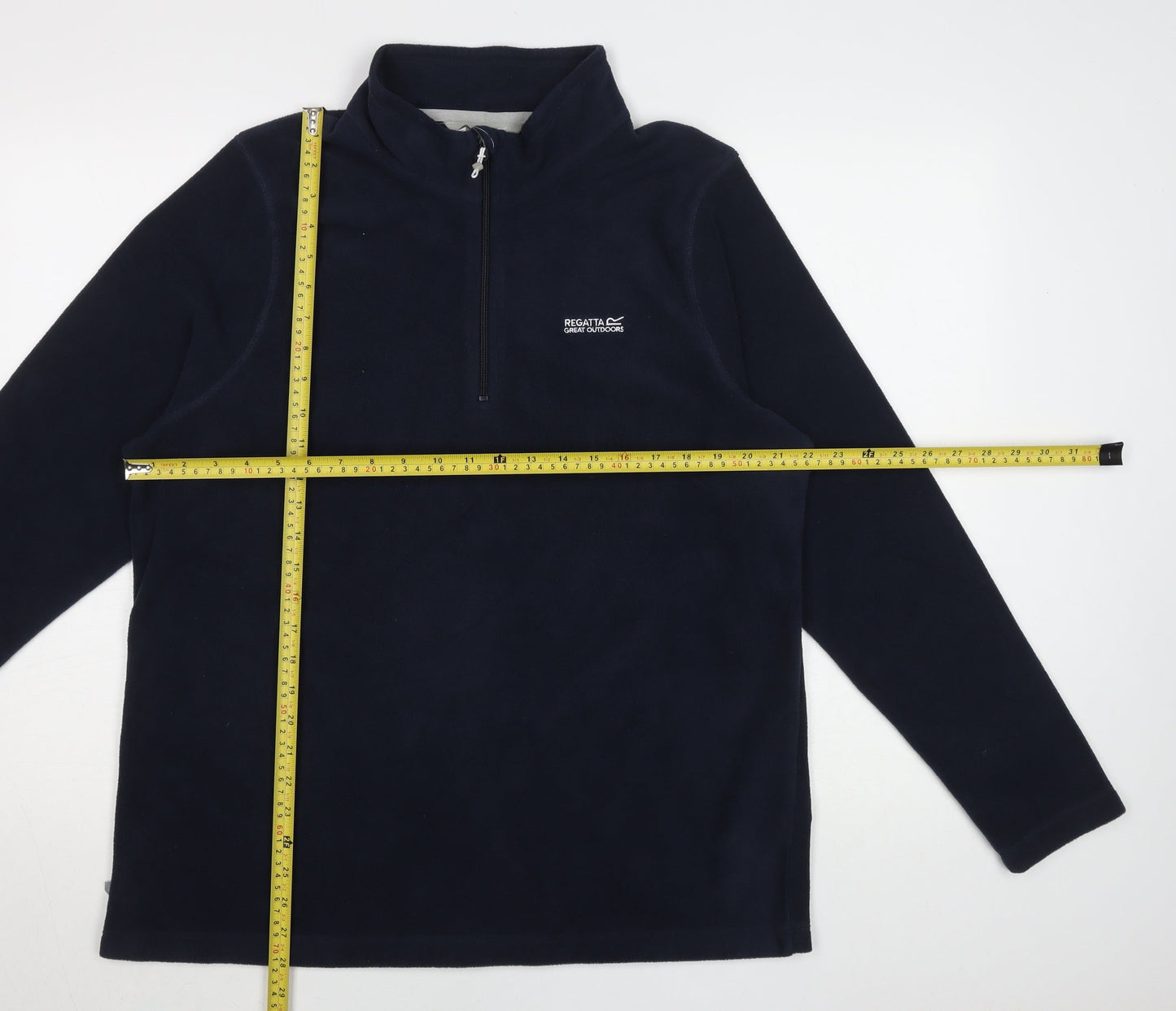 Regatta Women’s Navy 1/4 Zip Fleece Sweatshirt UK 18 Polyester Outdoor