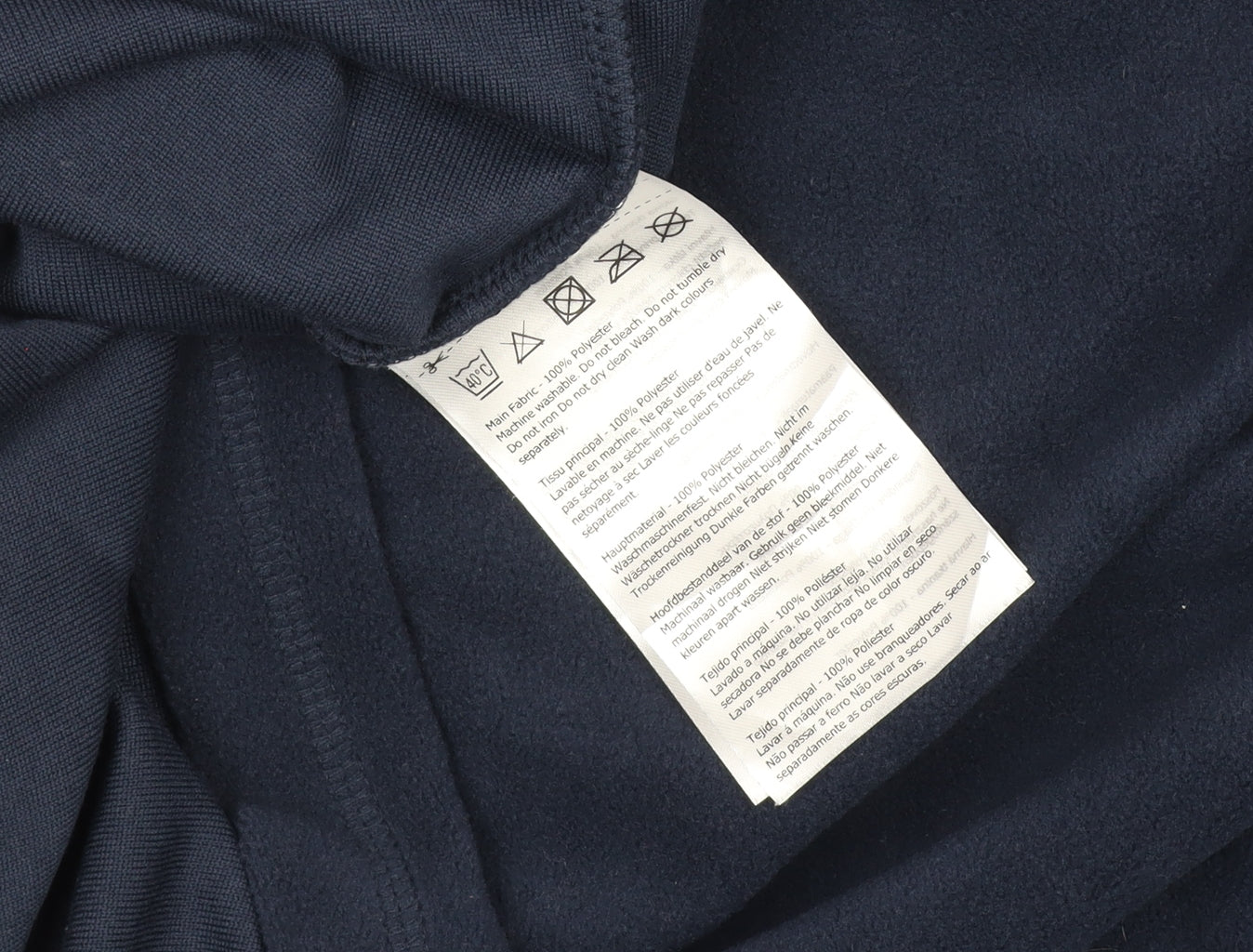 Regatta Women’s Navy 1/4 Zip Fleece Sweatshirt UK 18 Polyester Outdoor