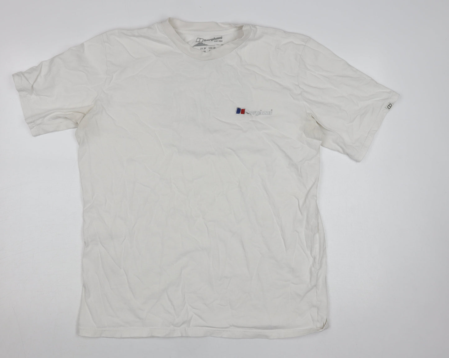 Berghaus Men's White XL Organic Cotton Outdoor Expedition T-Shirt