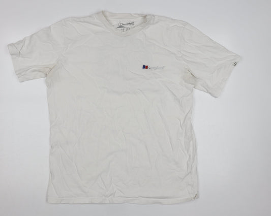 Berghaus Men's White XL Organic Cotton Outdoor Expedition T-Shirt