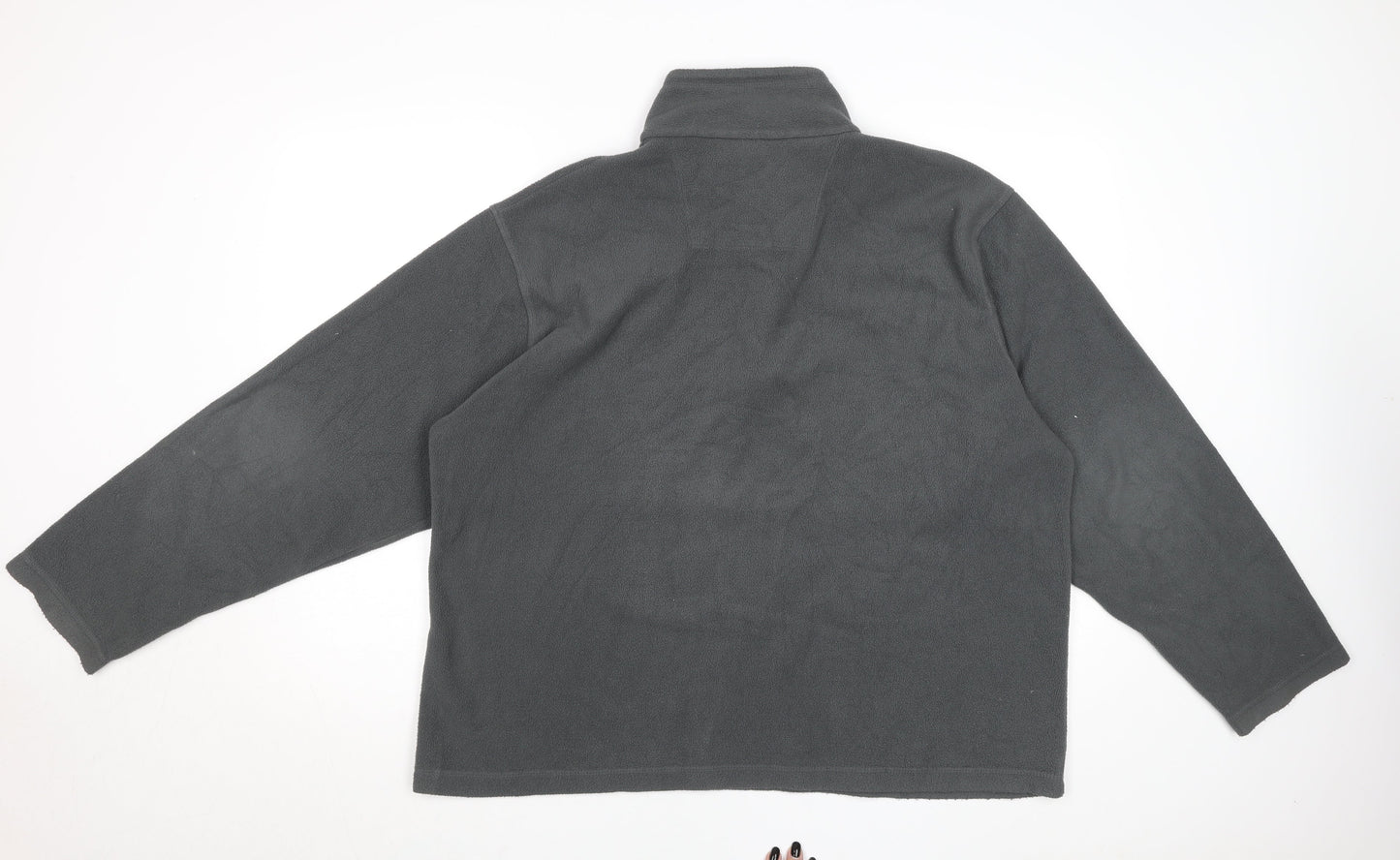 Regatta Mens Grey 2XL Fleece 1/4 Zip Pullover Sweatshirt