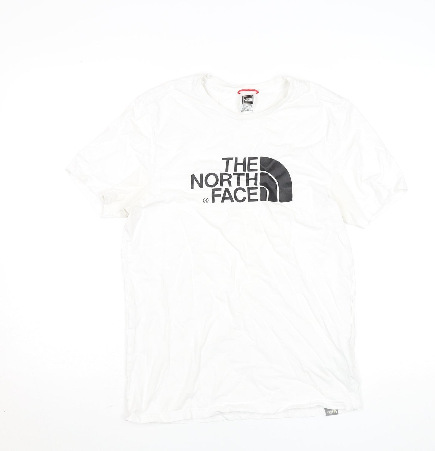 The North Face Men's White Small Logo Graphic Cotton T-Shirt