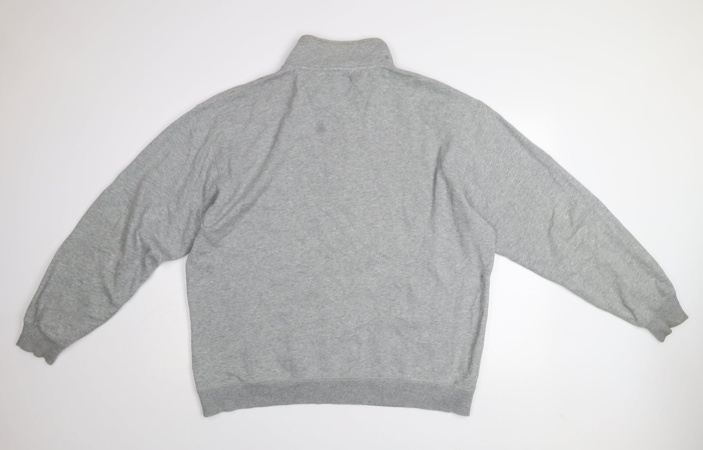 Fila Men's Grey XL 1/4 Zip High Neck Sweatshirt