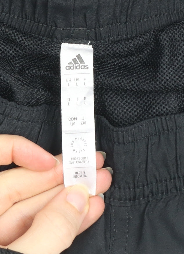 Adidas Men's Black Athletic Running Shorts Size L