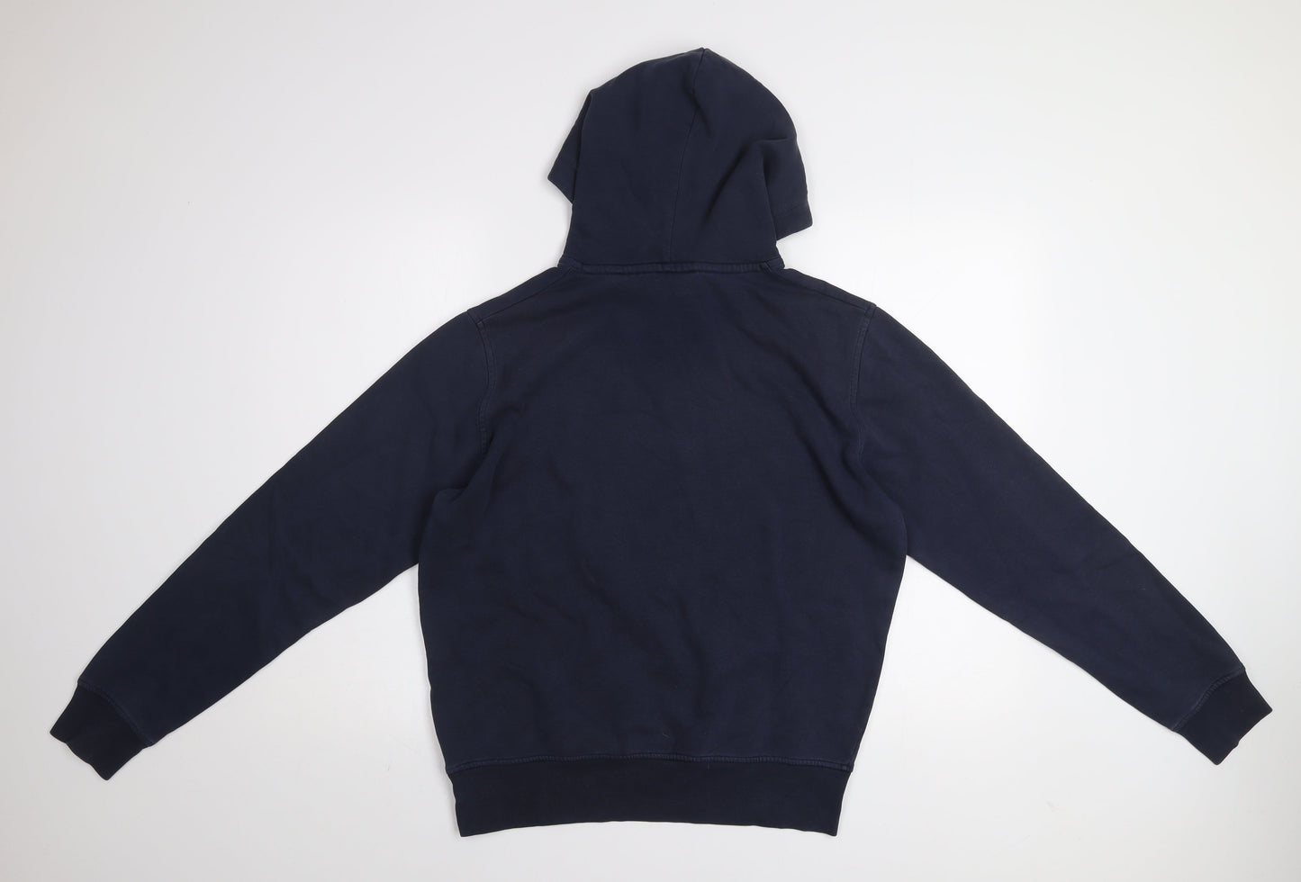 GANT Men’s Blue Pullover Hoodie M Classic Logo Fleece Sweatshirt