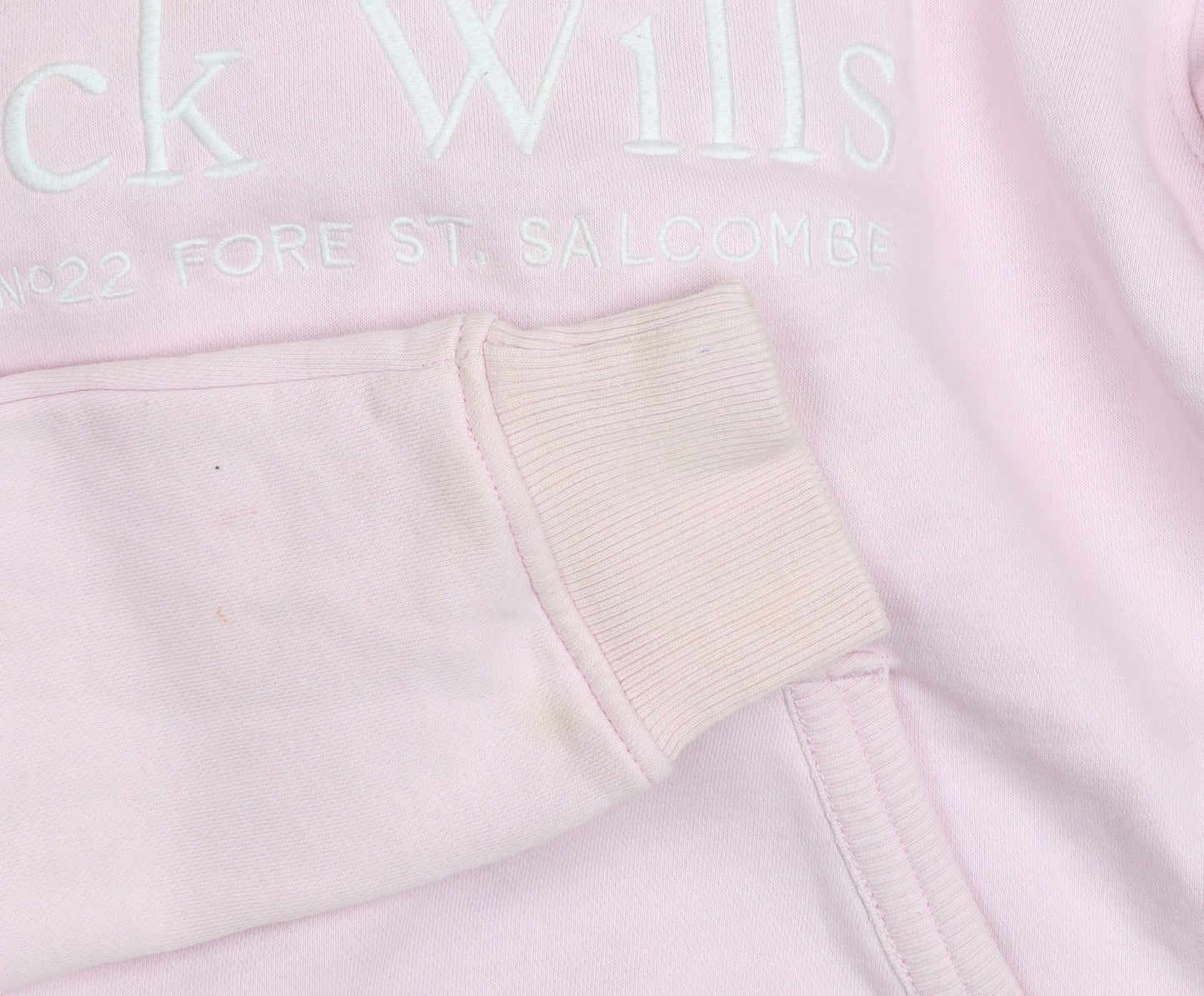 Jack Wills Girls Pink Pullover Hoodie 12-13 Years Hooded Sweatshirt