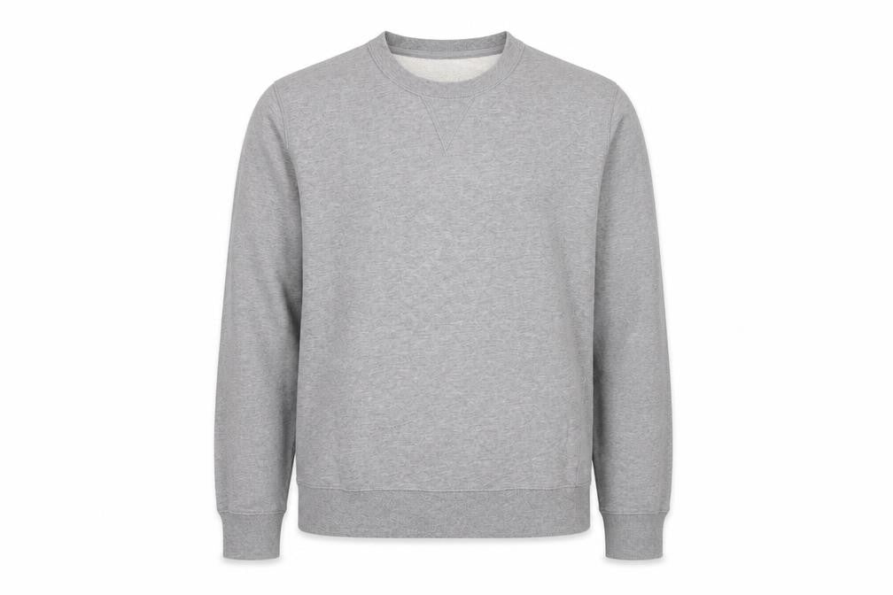 Marks and Spencer Men's Grey Small Crew Neck Pullover Sweatshirt