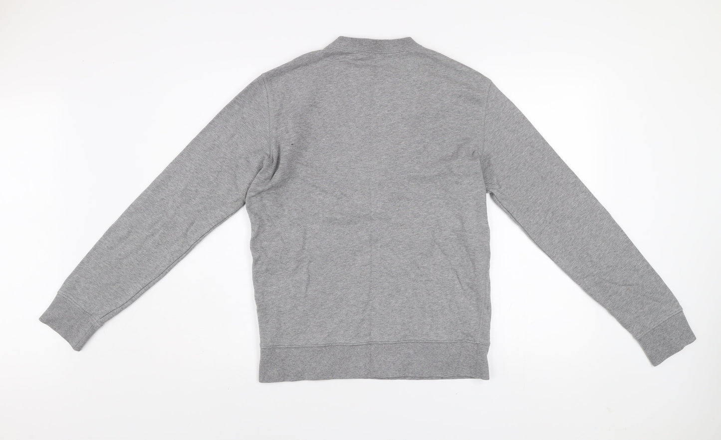 Marks and Spencer Men's Grey Small Crew Neck Pullover Sweatshirt