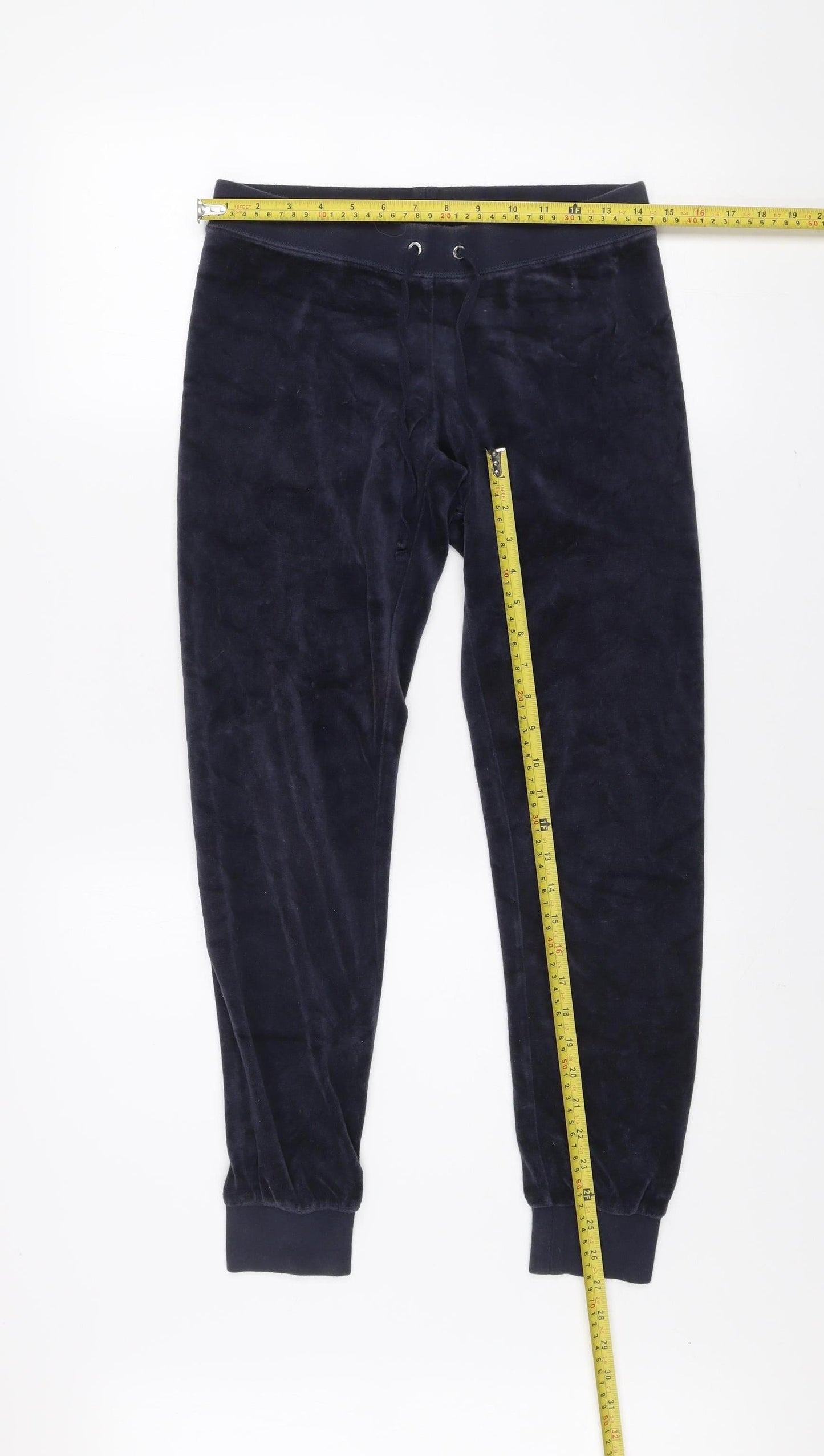 Juicy Couture Black Label Navy Velour Joggers XS Women's Activewear