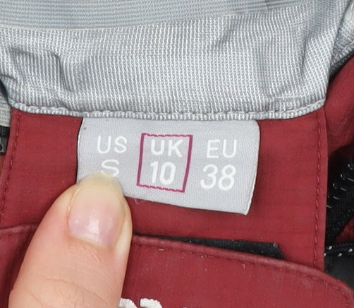 Rab Women's Red Waterproof Rain Jacket Size 10 Hooded Outdoor Coat