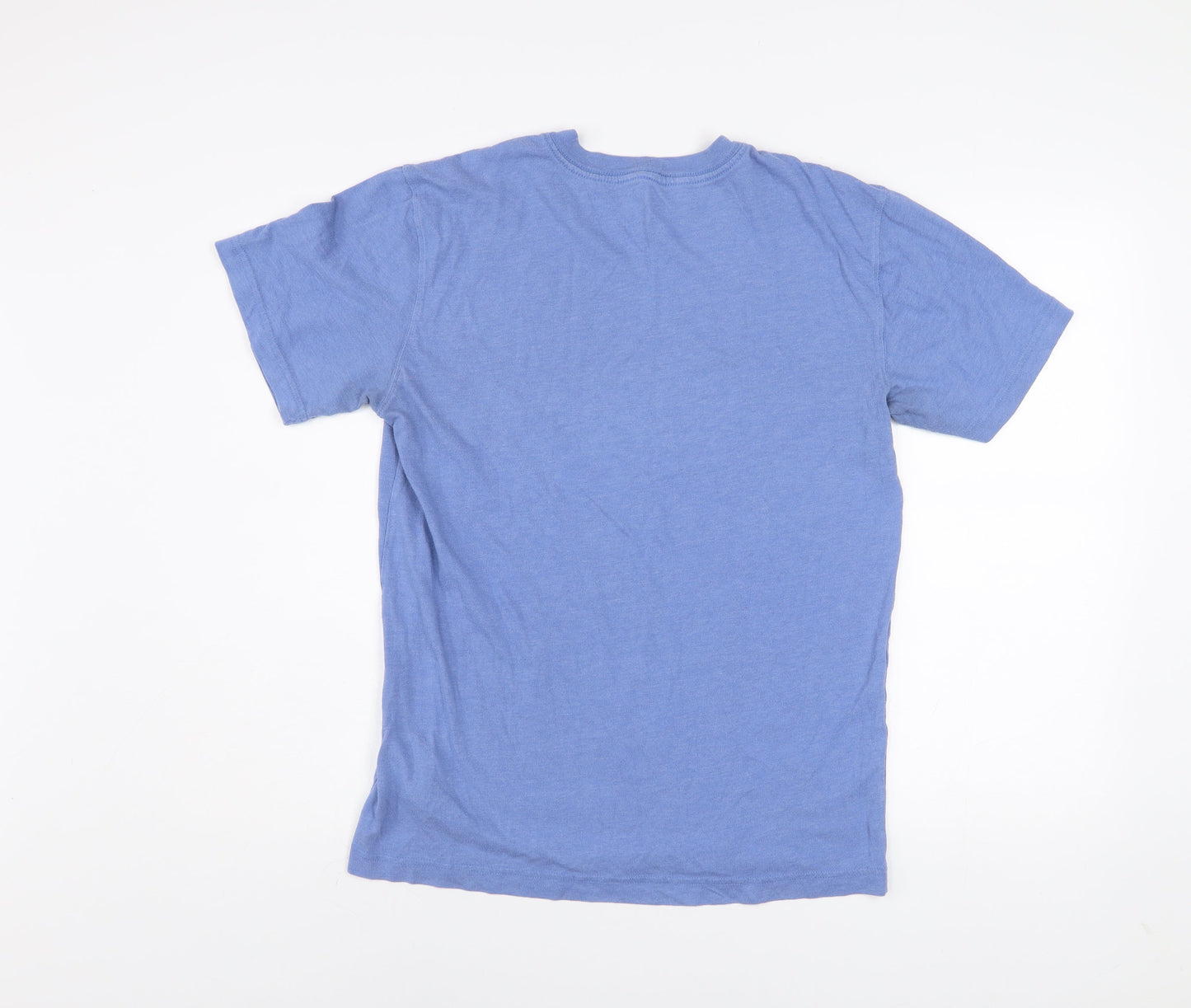 Carhartt Men's Blue Relaxed Fit Cotton Blend Crew Neck T-Shirt Size S