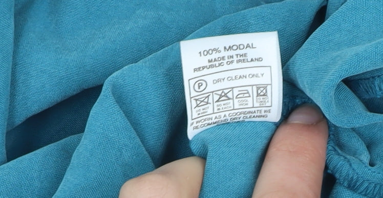 Richards Women’s Blue Long Blazer Jacket UK 12 Classic Modal