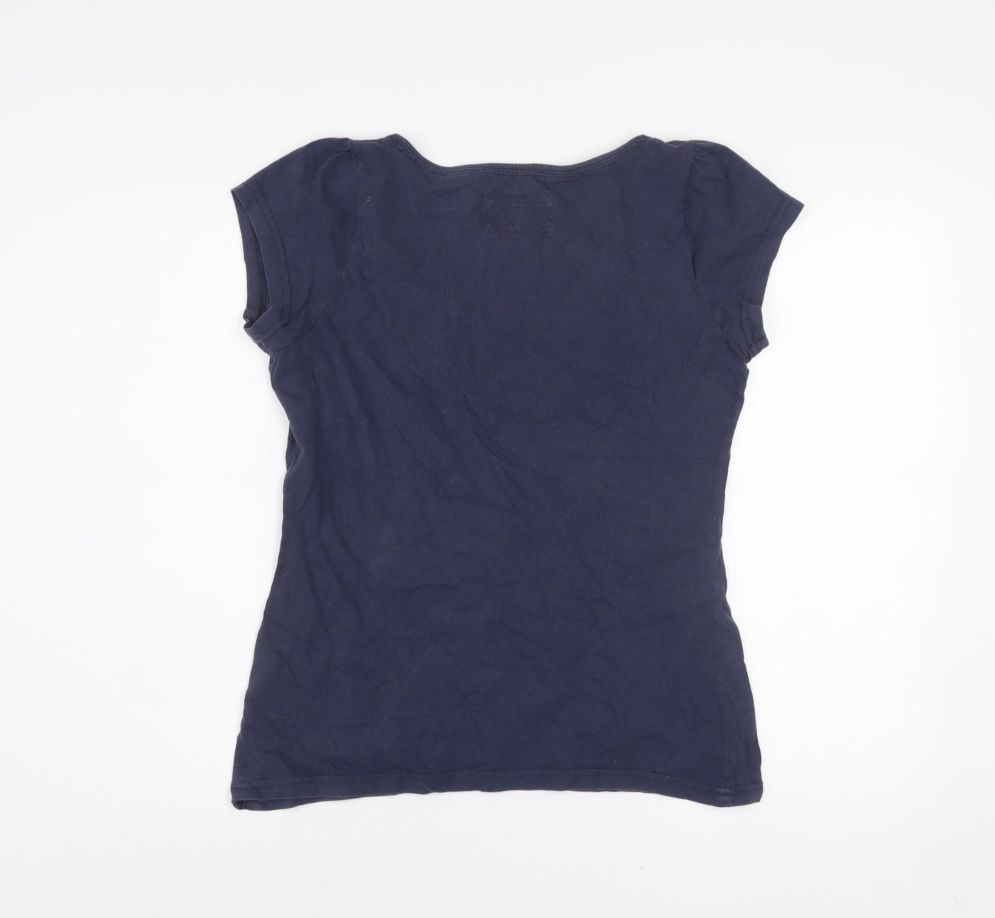 Peter Storm Women's Blue Floral Cotton T-Shirt Size 14